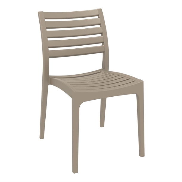 Furnlink Siesta Exclusive Ares Chair - Taupe (2 Pack)