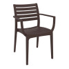 Furnlink Siesta Exclusive Artemis Armchair - Chocolate (2 Pack)