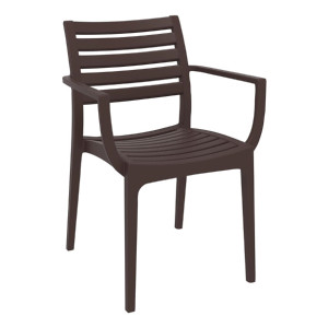 Furnlink Siesta Exclusive Artemis Armchair - Chocolate (2 Pack)