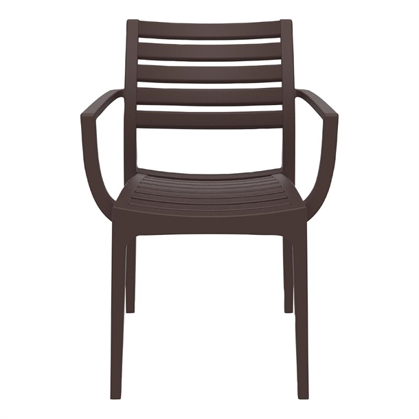 Furnlink Siesta Exclusive Artemis Armchair - Chocolate (2 Pack)