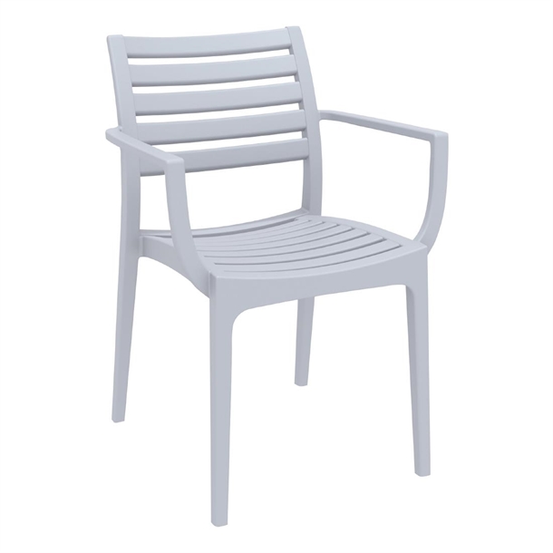Furnlink Siesta Exclusive Artemis Armchair - Silver Grey (2 Pack)