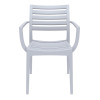 Furnlink Siesta Exclusive Artemis Armchair - Silver Grey (2 Pack)