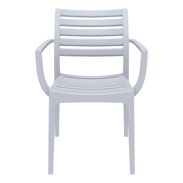 Furnlink Siesta Exclusive Artemis Armchair - Silver Grey (2 Pack)