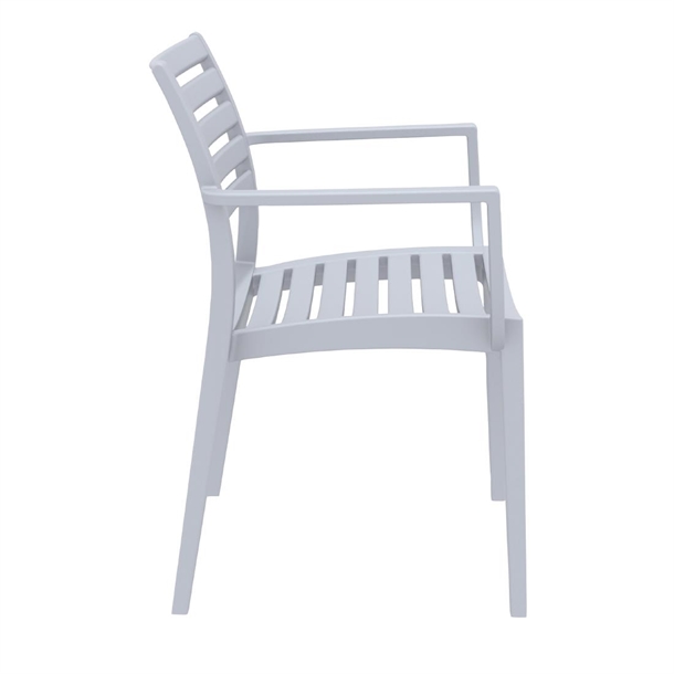 Furnlink Siesta Exclusive Artemis Armchair - Silver Grey (2 Pack)