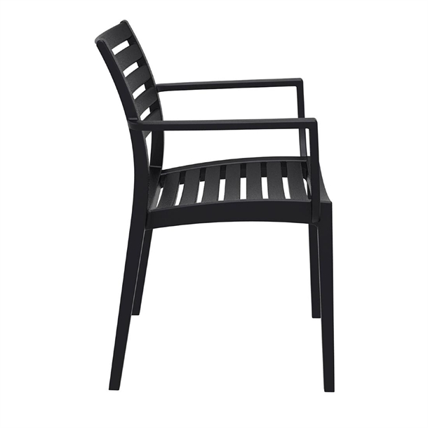 Furnlink Siesta Exclusive Artemis Armchair - Black (2 Pack) Furnlink Siesta Exclusive Artemis Armchair - Black (2 Pack)