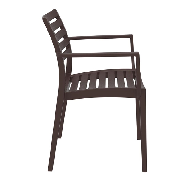 Furnlink Siesta Exclusive Artemis Armchair - Chocolate (2 Pack)
