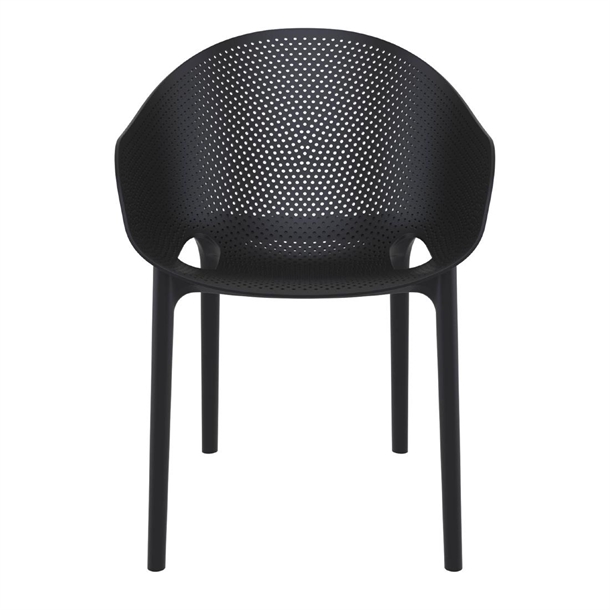 Furnlink Siesta Exclusive Sky Pro Chair - Black (2 Pack) Furnlink Siesta Exclusive Sky Pro Chair - Black (2 Pack)