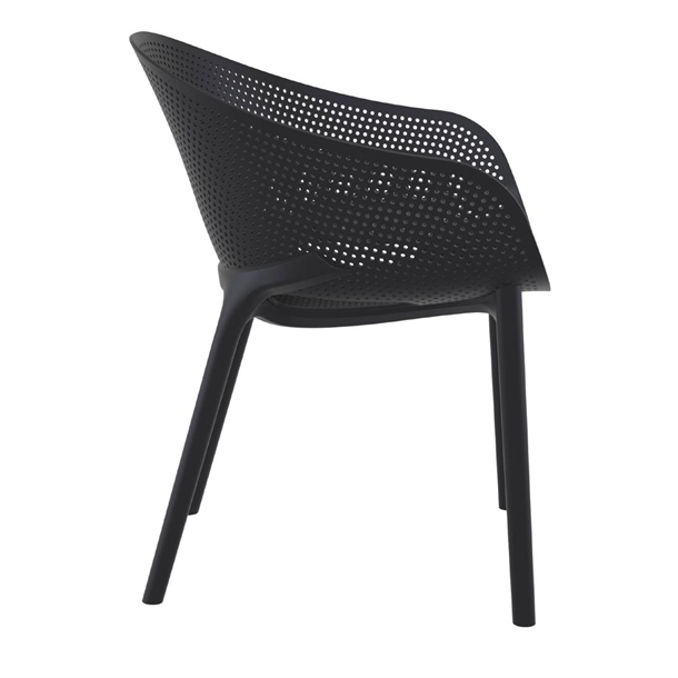 Furnlink Siesta Exclusive Sky Pro Chair - Black (2 Pack) Furnlink Siesta Exclusive Sky Pro Chair - Black (2 Pack)