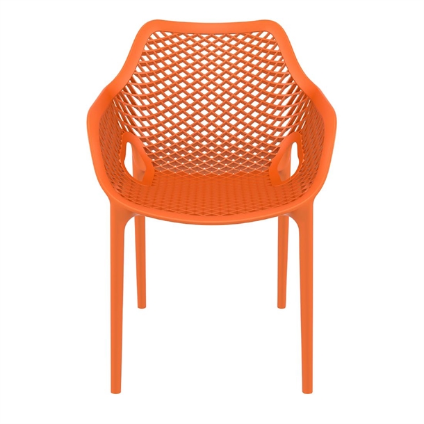 Furnlink Siesta Exclusive Air XL Armchair - Orange (2 Pack)