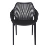 Furnlink Siesta Exclusive Air XL Armchair - Black (2 Pack)