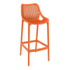 Furnlink Siesta Exclusive Air Barstool 75 - Orange (2 Pack)