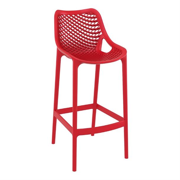 Furnlink Siesta Exclusive Air Barstool 75 - Red (2 Pack)