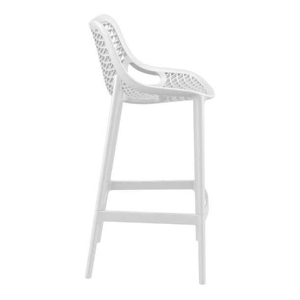 Furnlink Siesta Exclusive Air Barstool 75 - White (2 Pack)