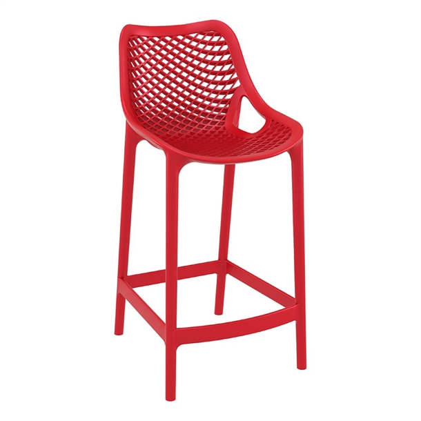 Furnlink Siesta Exclusive Air Barstool 65 - Red (2 Pack) Furnlink Siesta Exclusive Air Barstool 65 - Red (2 Pack)