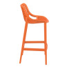 Furnlink Siesta Exclusive Air Barstool 75 - Orange (2 Pack)