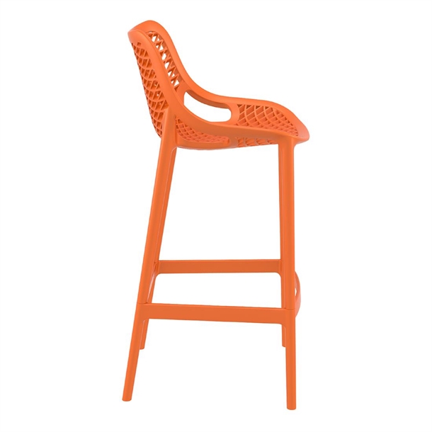 Furnlink Siesta Exclusive Air Barstool 75 - Orange (2 Pack)