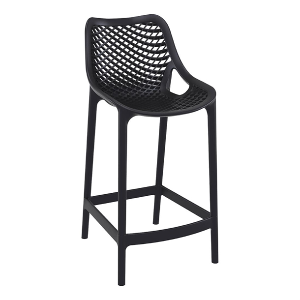 Furnlink Siesta Exclusive Air Barstool 65 - Black (2 Pack)