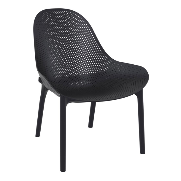 Furnlink Siesta Exclusive Sky Lounge - Black (2 Pack) Furnlink Siesta Exclusive Sky Lounge - Black (2 Pack)