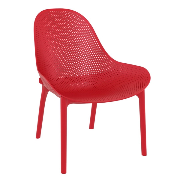 Furnlink Siesta Exclusive Sky Lounge - Red (2 Pack) Furnlink Siesta Exclusive Sky Lounge - Red (2 Pack)