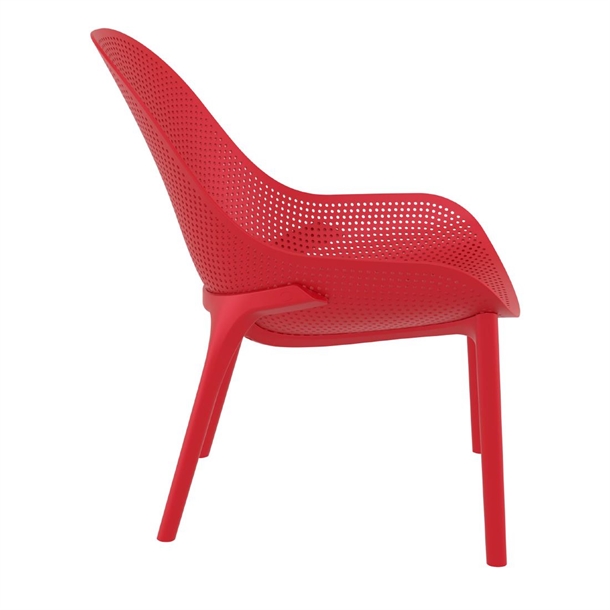 Furnlink Siesta Exclusive Sky Lounge - Red (2 Pack) Furnlink Siesta Exclusive Sky Lounge - Red (2 Pack)