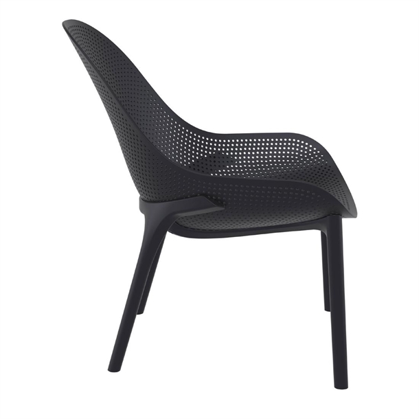 Furnlink Siesta Exclusive Sky Lounge - Black (2 Pack) Furnlink Siesta Exclusive Sky Lounge - Black (2 Pack)