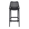 Furnlink Siesta Exclusive Air Barstool 75 - Black (2 Pack)