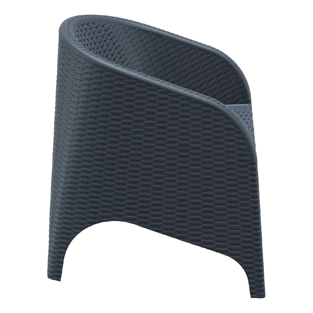 Furnlink Aruba Armchair - Anthracite (2 Pack)