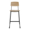 Bolero Beaufort Wooden Interior High Stools (2 Pack)