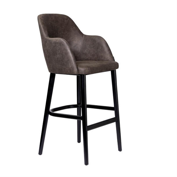 Furnlink Durafurn Sorbet Stool Charcoal (2 Pack)