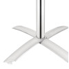 Bolero Square Flip-Top Table Stainless Steel 600mm