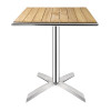 Bolero Ash Flip Top Square Bistro Table 600mm
