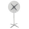 Bolero Flip Top Poseur Table Stainless Steel