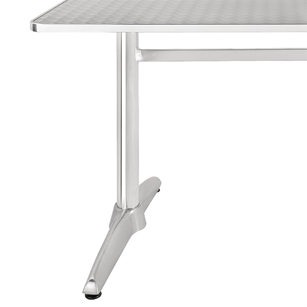Bolero Double Pedestal Table Rectangular 600mm