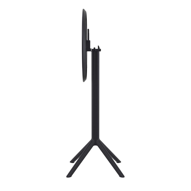 Furnlink Siesta Sky Folding BAR Table 60 Round - Black