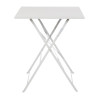 Bolero Grey Square Pavement Style Steel Table Bolero Grey Square Pavement Style Steel Table