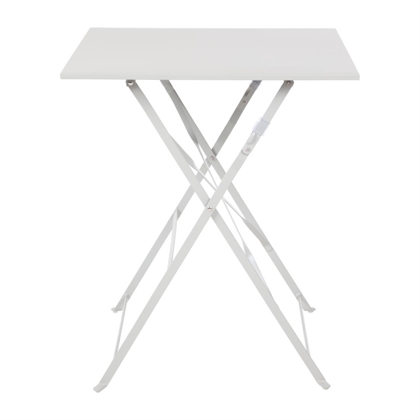 Bolero Grey Square Pavement Style Steel Table Bolero Grey Square Pavement Style Steel Table