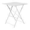 Bolero Grey Square Pavement Style Steel Table Bolero Grey Square Pavement Style Steel Table