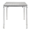 Bolero Square Stacking Table Stainless Steel 700mm