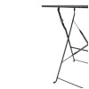 Bolero Black Square Pavement Style Steel Table Bolero Black Square Pavement Style Steel Table