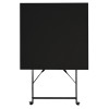 Bolero Black Square Pavement Style Steel Table Bolero Black Square Pavement Style Steel Table