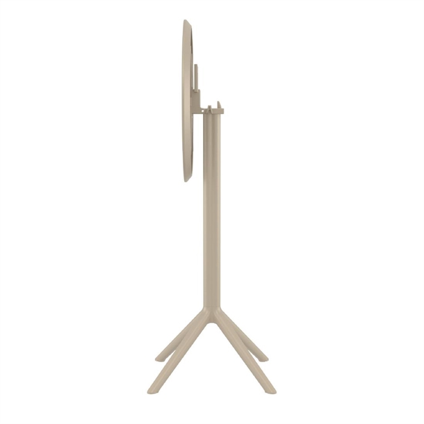 Furnlink Siesta Sky Folding BAR Table 60 Round - Taupe