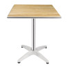 Bolero Ash Top Table Square 600mm