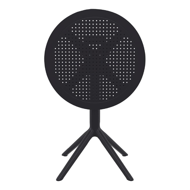 Furnlink Siesta Sky Folding Table 60 Round - Black