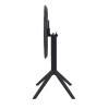 Furnlink Siesta Sky Folding Table 60 Round - Black