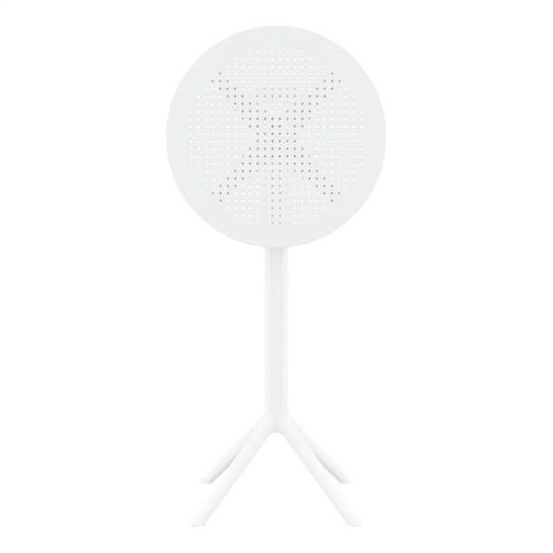 Furnlink Siesta Sky Folding BAR Table 60 Round - White Furnlink Siesta Sky Folding BAR Table 60 Round - White