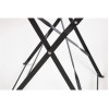 Bolero Black Pavement Style Steel Table 595mm Bolero Black Pavement Style Steel Table 595mm