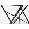 Bolero Black Pavement Style Steel Table 595mm Bolero Black Pavement Style Steel Table 595mm