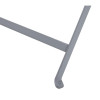 Bolero Pavement Style Folding Table Grey 1100mm x 700mm