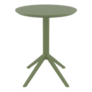 Furnlink Siesta Sky Folding Table 60 Round - Olive Green