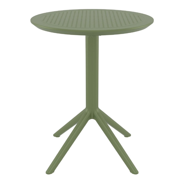 Furnlink Siesta Sky Folding Table 60 Round - Olive Green